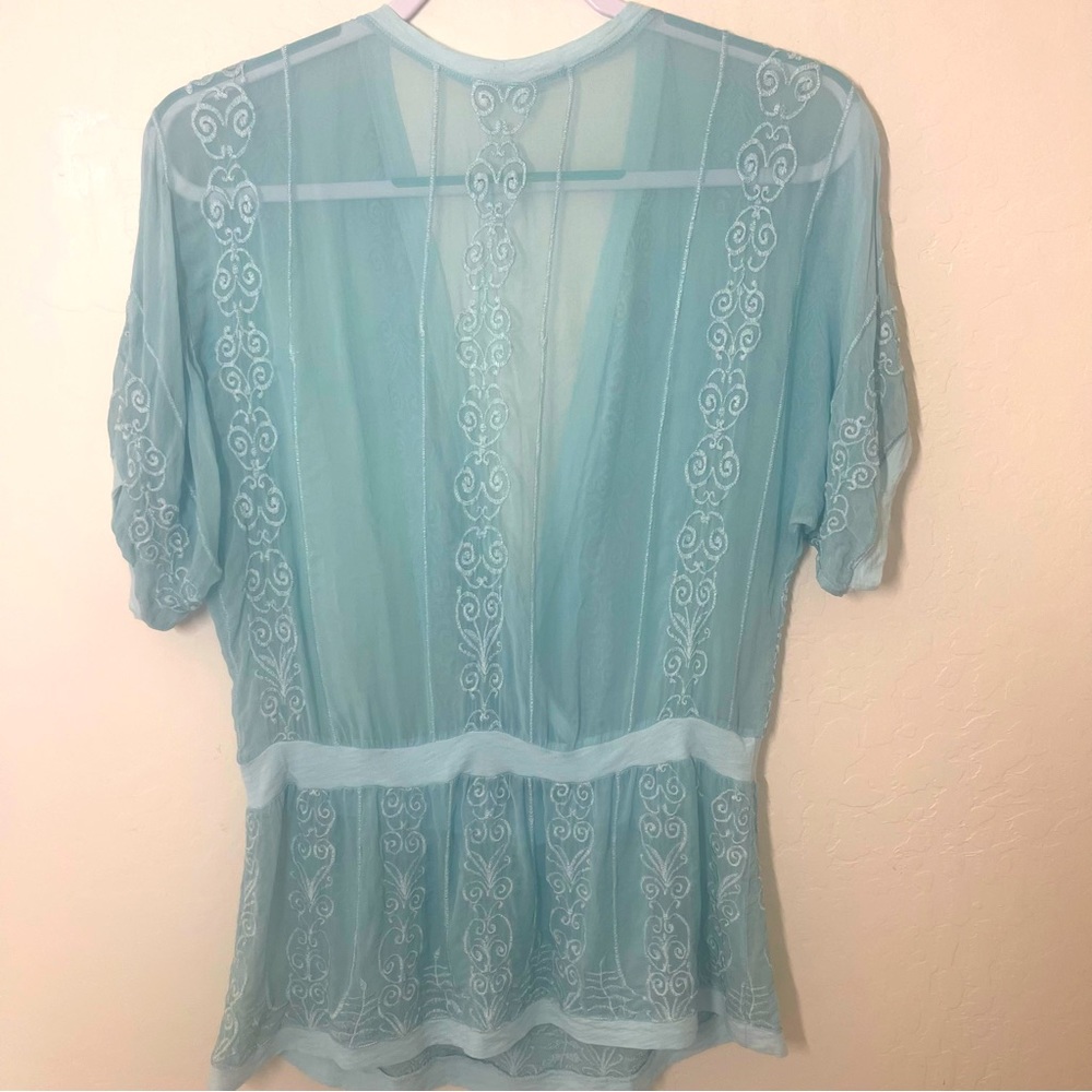 Language Silk Blouse - image 8